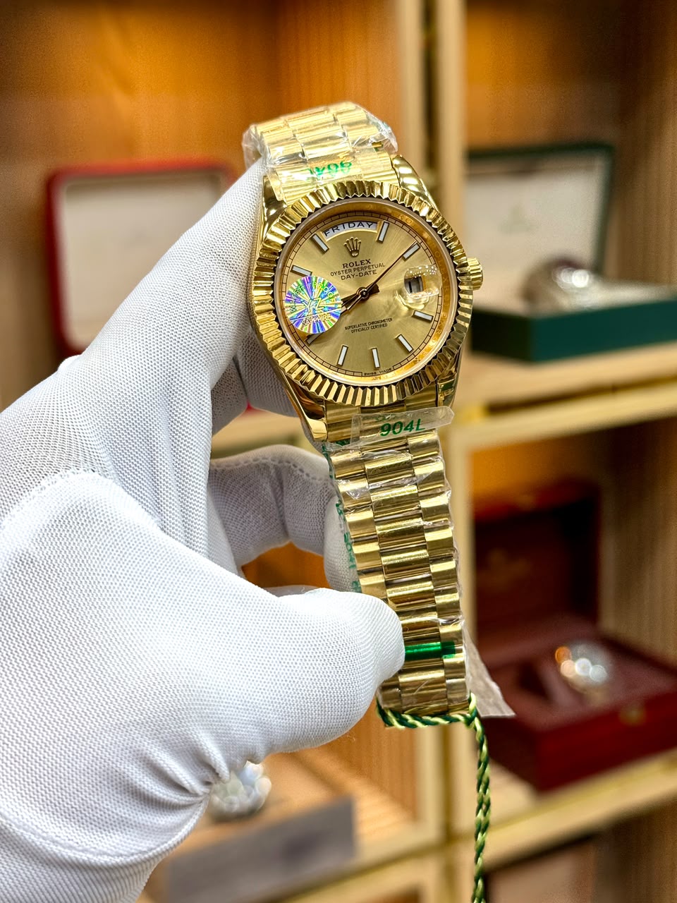 Rolex DAY-DATE Gold Master grade