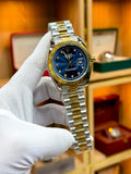 Rolex Blue Fluted Dial