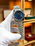 Rolex datejust blue dial