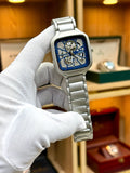 Rado Blue Skeleton Square Watch