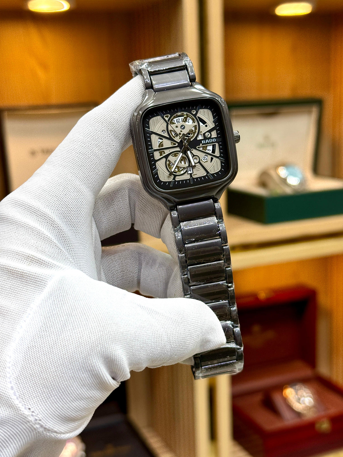 Rado Skeleton Watch – Black Dial