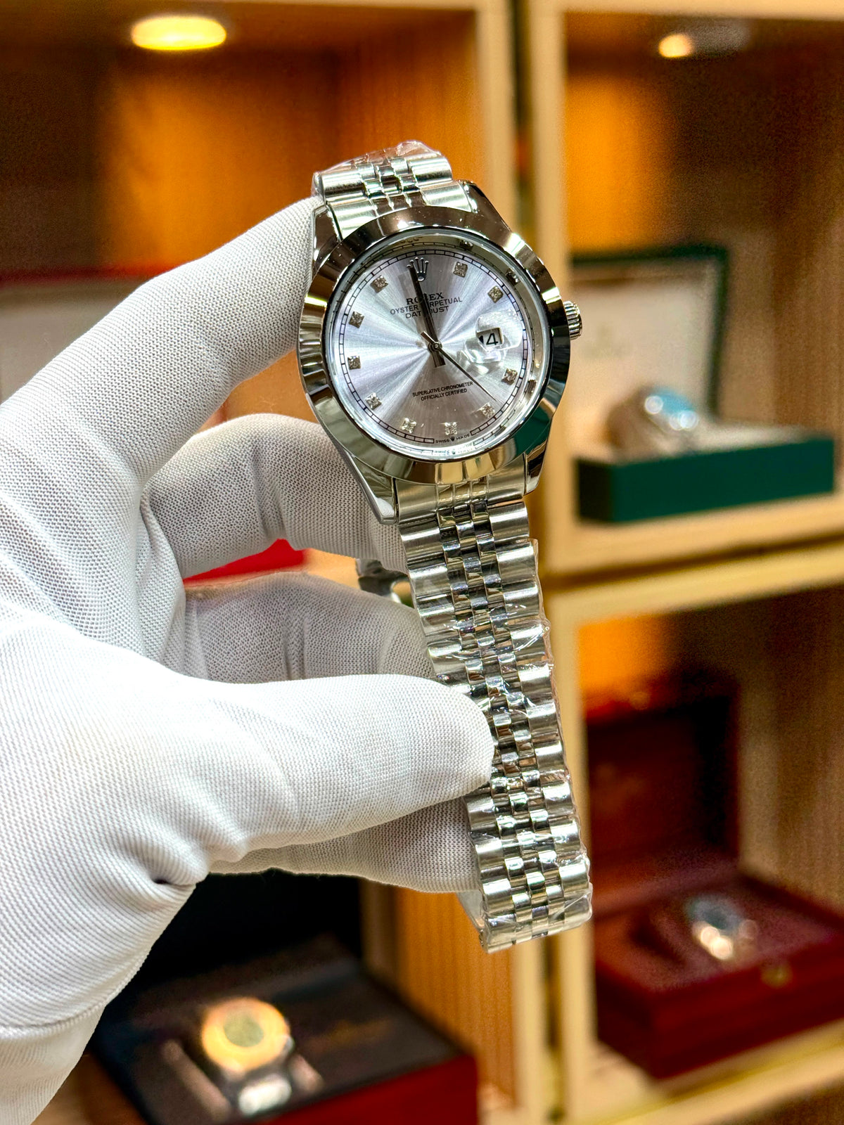 Rolex datejust Grey dial
