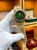 Rolex flutted Green dial