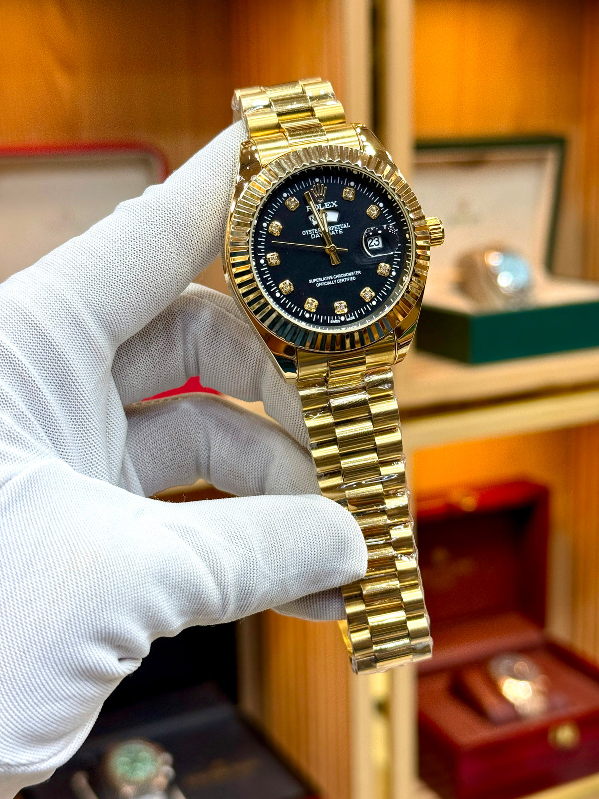 Rolex day-date - black dial