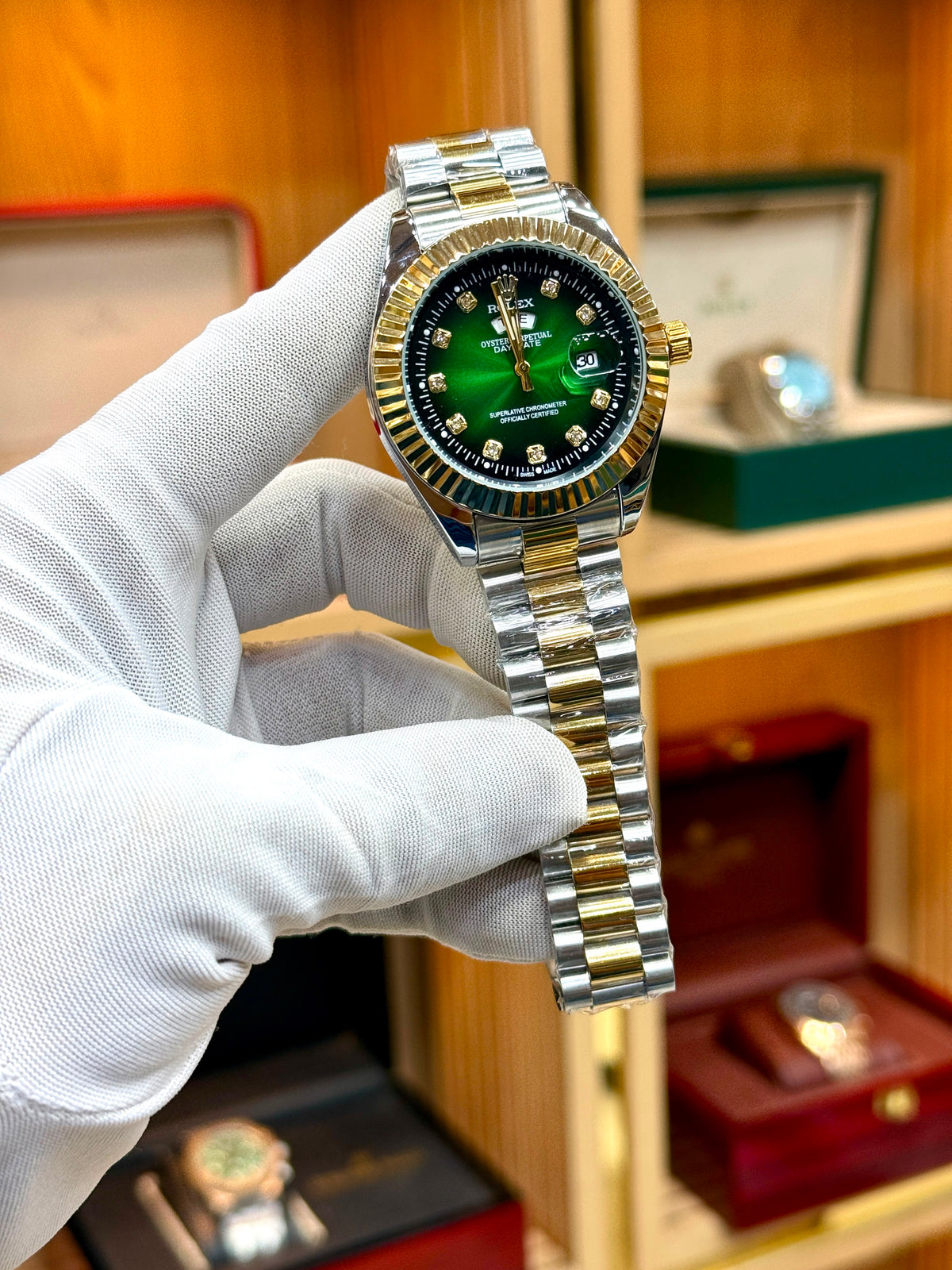 Rolex day-date - green dial
