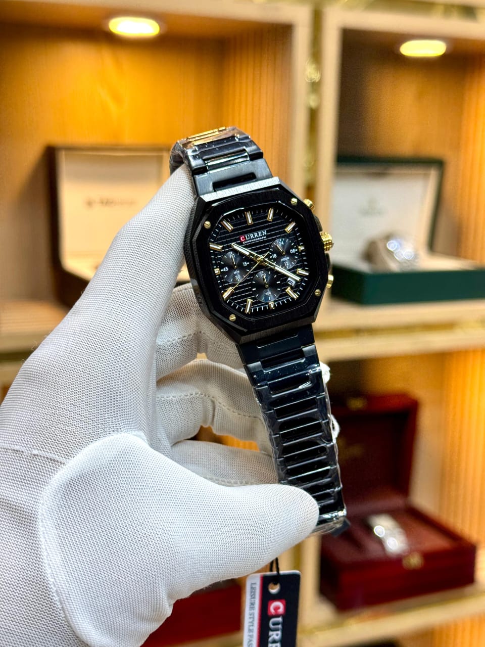 CURREN square Black