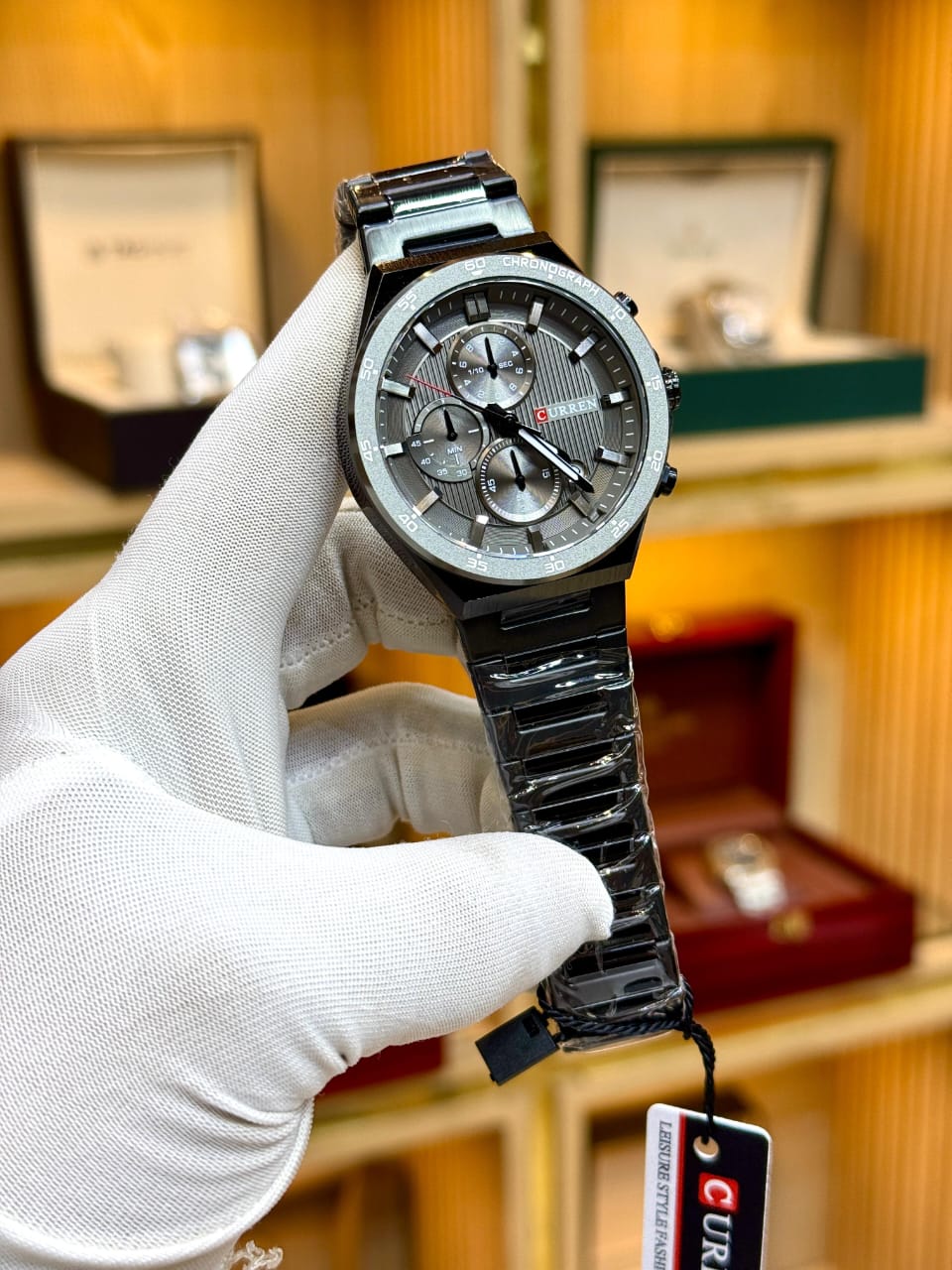 Curren Sport Chronograph – Black