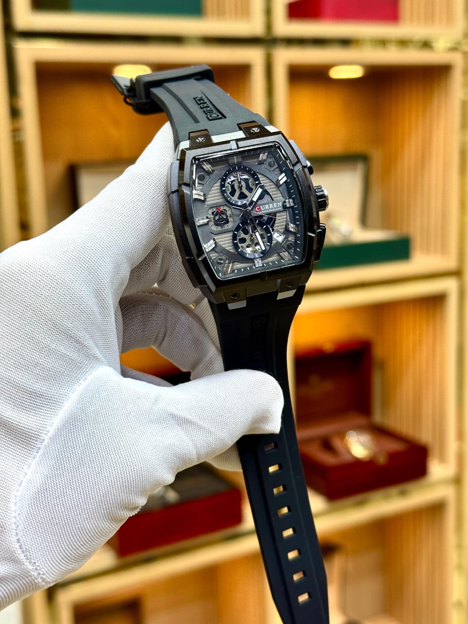 Curren Luxury Chronograph – Black