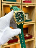 Curren Luxury Chronograph – Gold Green