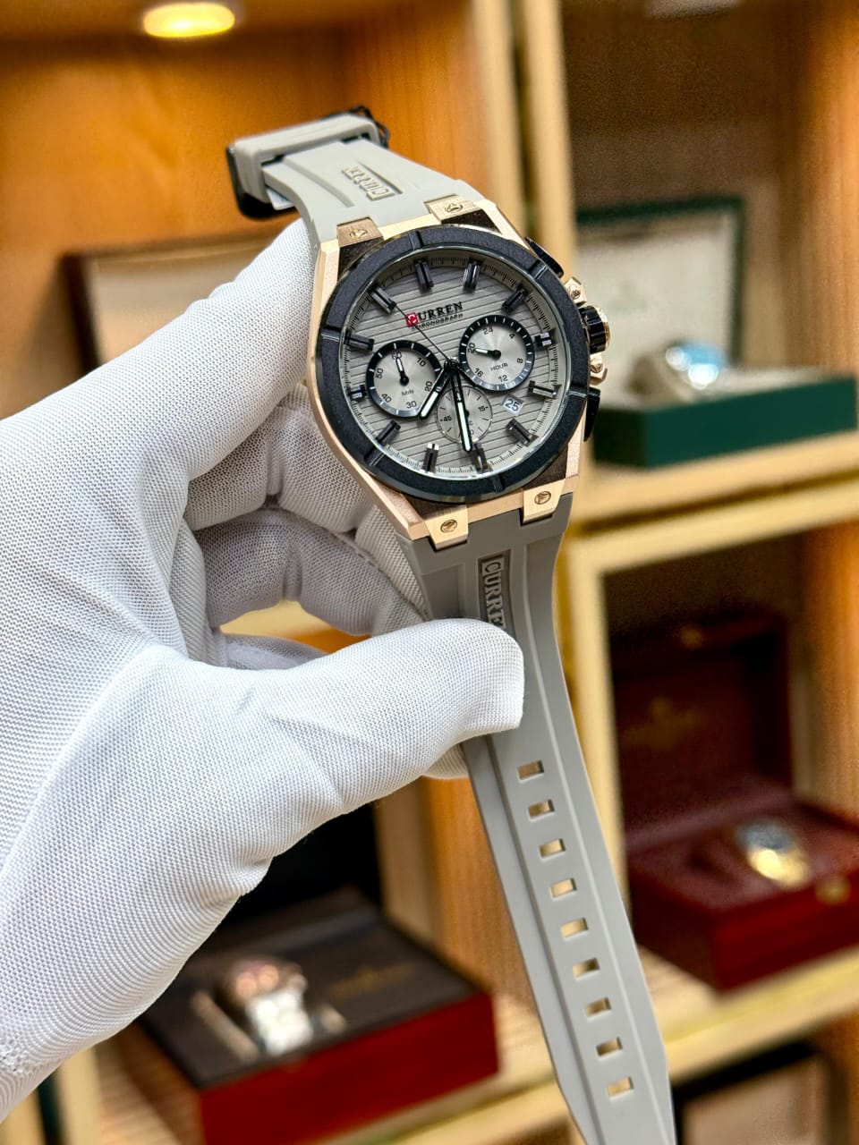 Curren Sport Chronograph – Grey Silver