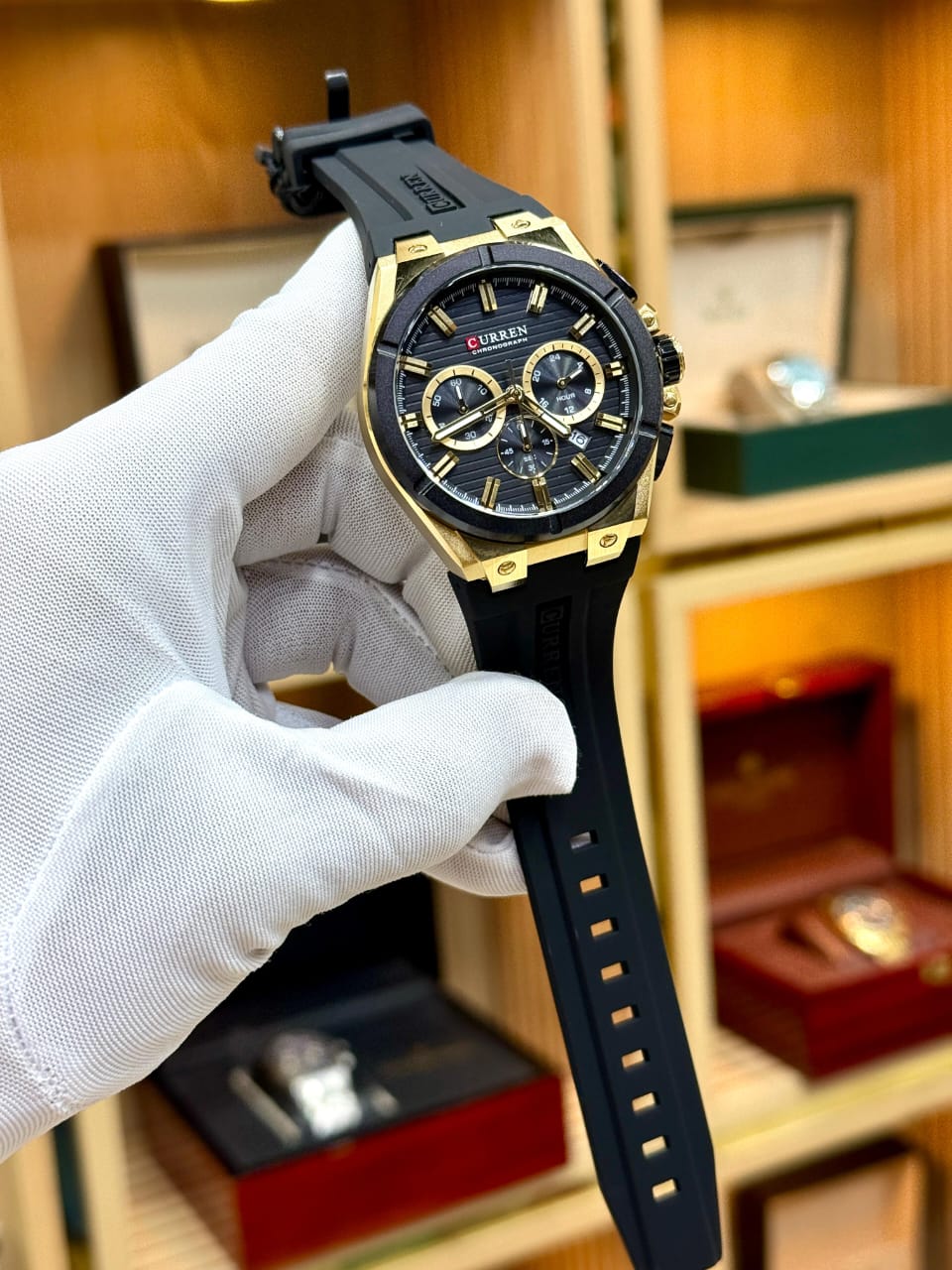 Curren Sport Chronograph – Black Gold