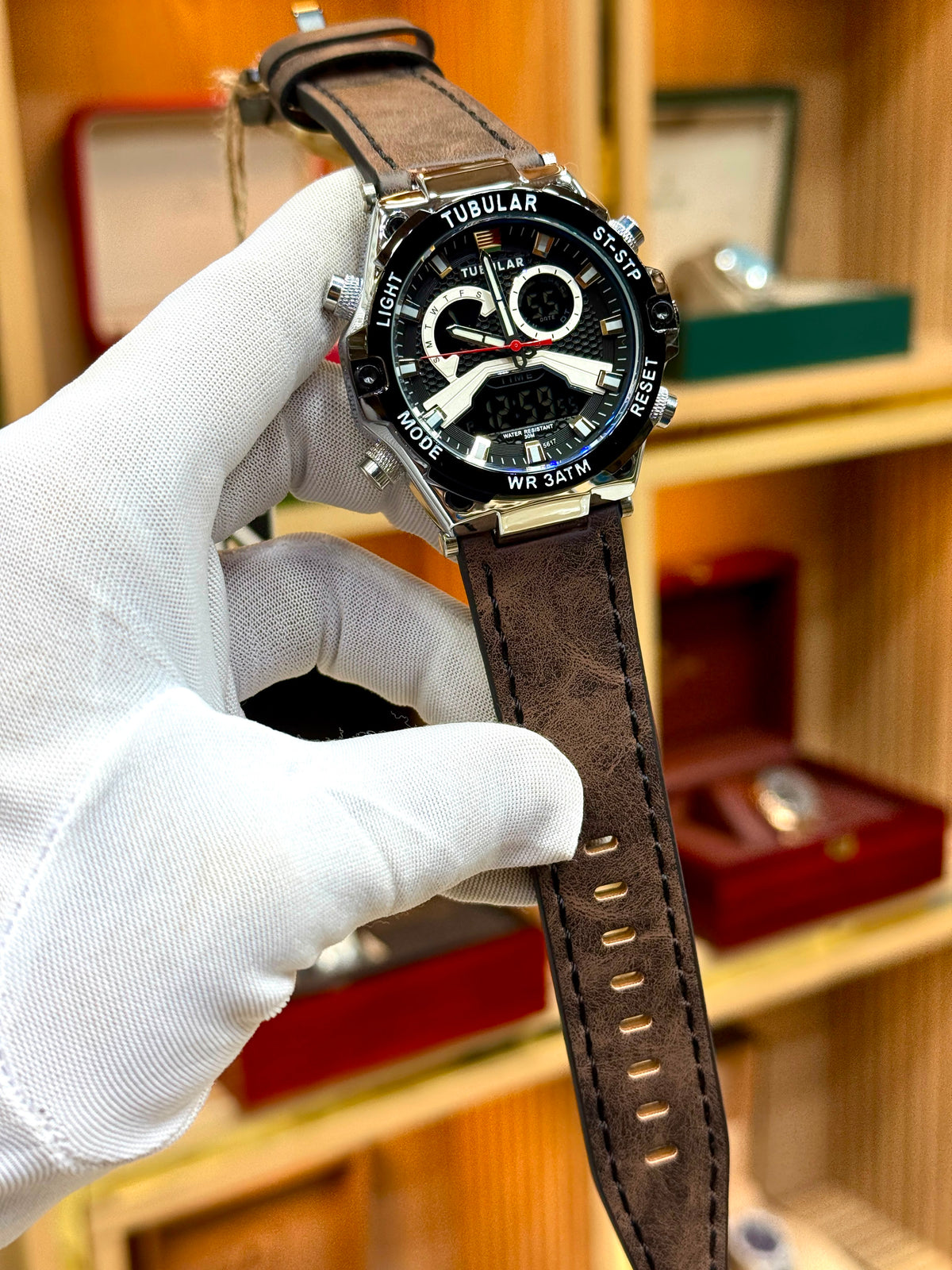 TUBULAR – Analog/Digital Chrono Watch
