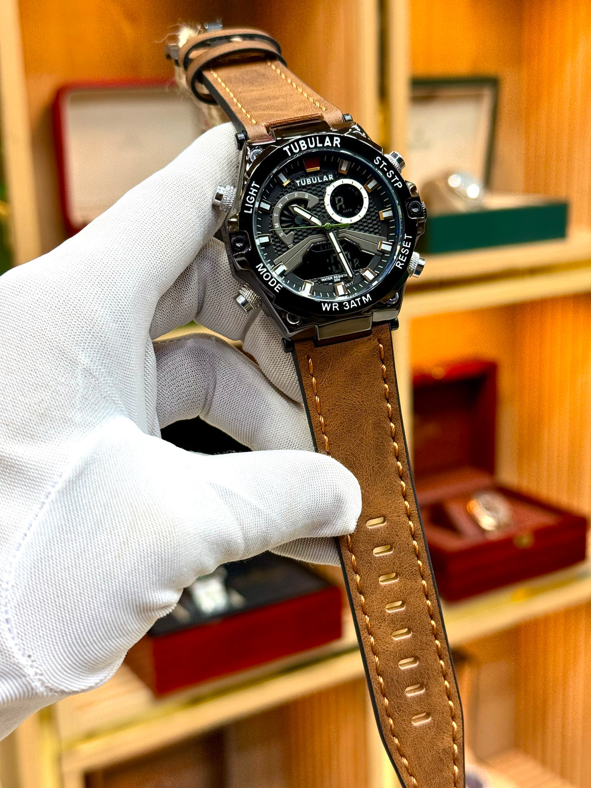 TUBULAR – Analog/Digital Chronograph Watch