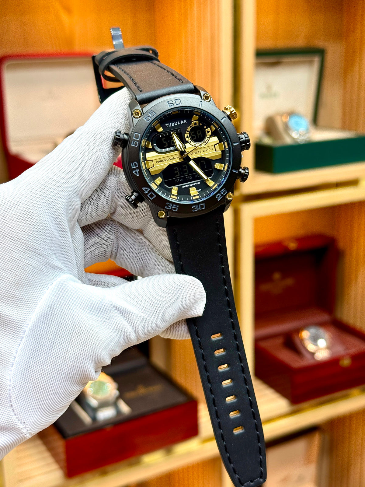 TUBULAR – Analog/Digital Chronograph Watch