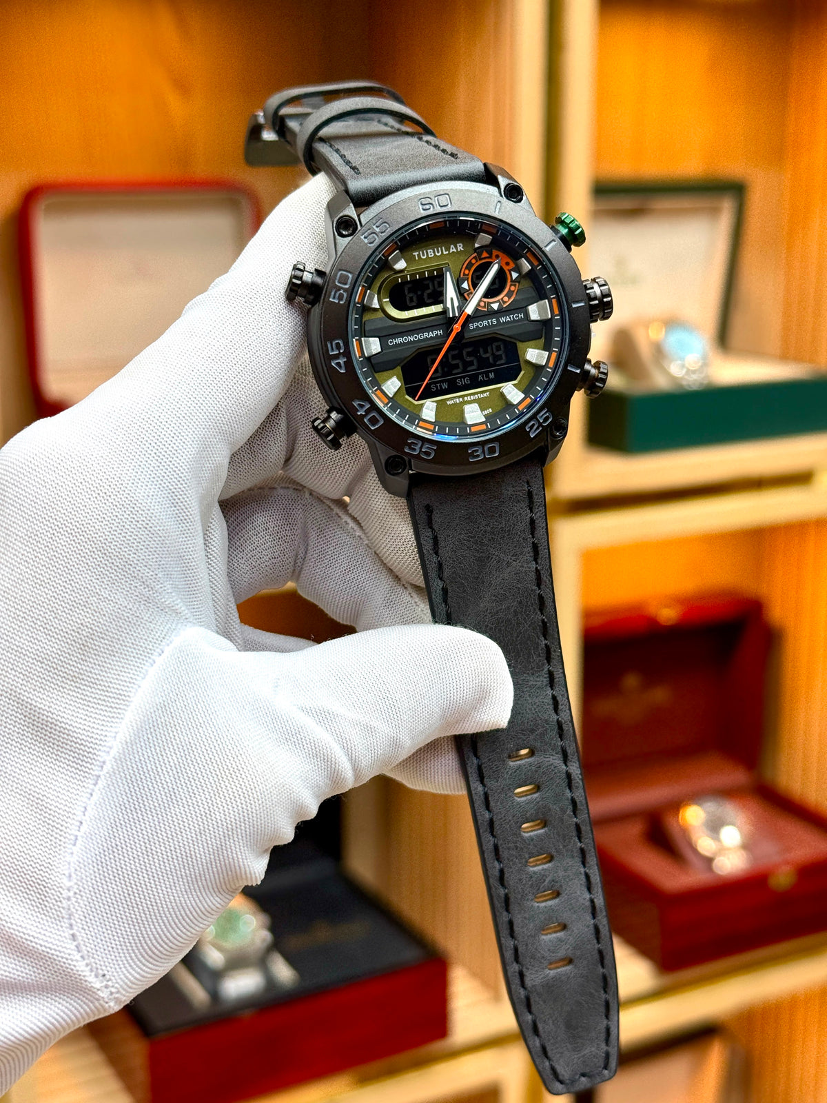 TUBULAR – Analog/Digital Chrono Watch