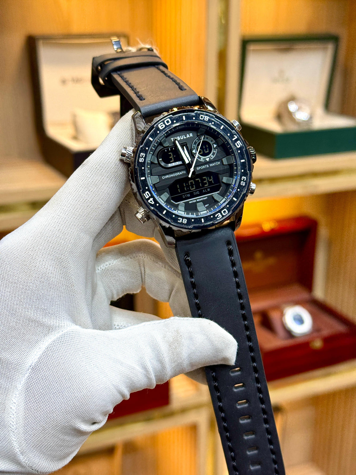TUBULAR – Analog/Digital Chrono Watch