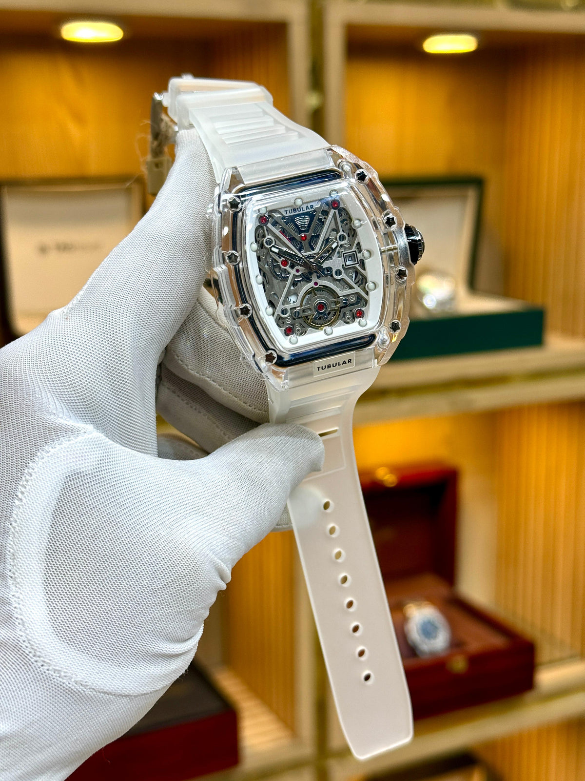 TUBULAR Analog Quartz Watch
