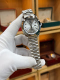 Rolex datejust Silver dial