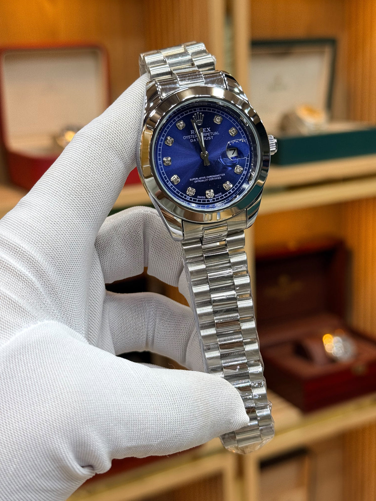 Rolex datejust Blue dial